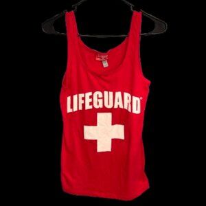 LIFEGUARD Red Tank Top – Size Medium